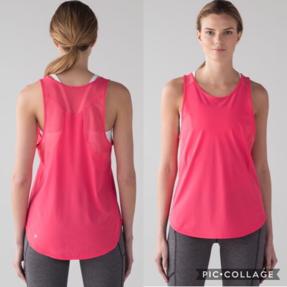lululemon pink tank